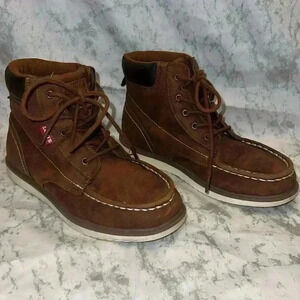 Levi Boys Synthetic Lace-Up Rubber Sole Boots